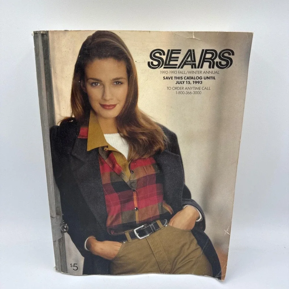 Sears 1992-1993 Fall Winter Annual Catalog Vintage 90s Fashion Home Book Edition
